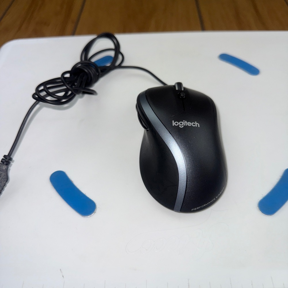 Logitech M-U0007 Performance Laser Corded USB Mouse Black‎ Grey 810-004116